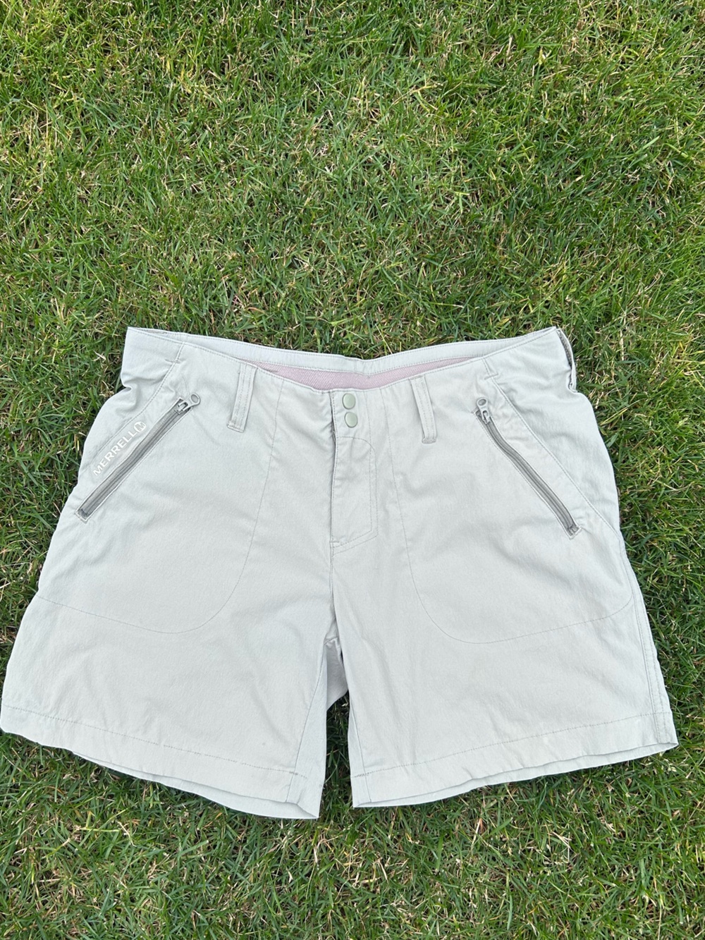 Merrell Olive Green/khaki Active Shorts with comfort waist 8